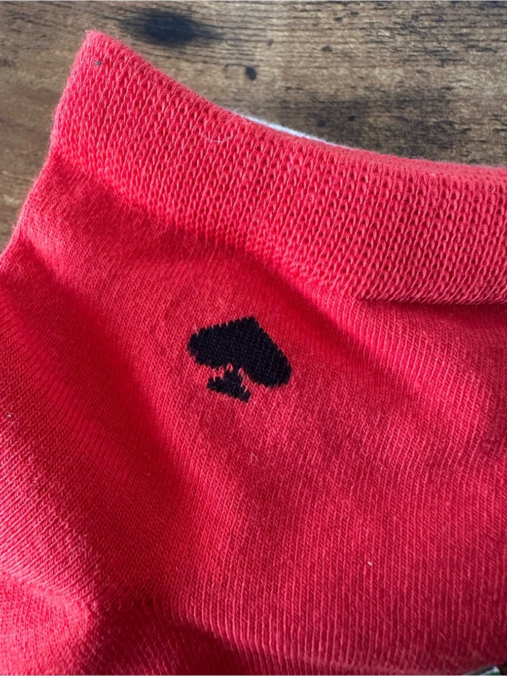 kate spade 3 Pairs Pink Strawberry, Red, White Quarter Socks 3 Pack NWT ♠️ - Picture 4 of 7